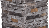 Dry Stack Stone | Burnt Slate - R-DS-P-1530-B2-AB