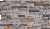 Dry Stack Stone | Burnt Slate - R-DS-PN-4824-B6-AB